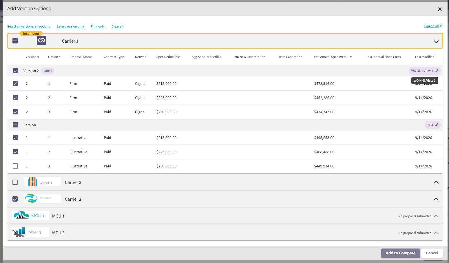 Add verisions to compare.png